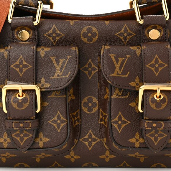 Authentic Louis Vuitton Manhattan NM in Monogram Canvas-Rare Caramel Edition - Picture 7 of 9
